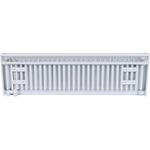 Радиатор панельный профильный ROMMER Ventil тип 11 - 300x1000 мм (подключение нижнее, цвет белый)