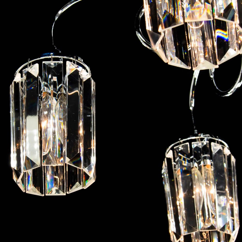 Citilux Синди CL330151 Люстра хрустальная Хром