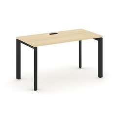 Style Project Стол письменный SN-59P.SP-005 Акация Лорка/Металл Черный/Черный Заглушка 1780*600*750