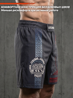 Шорты MMA LEGENDA Варяги 2 черные