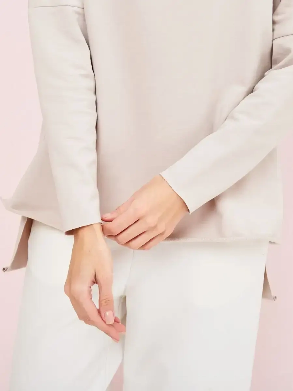 Свитшот оверсайз удлиненный