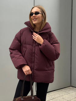 Пуховик Бургунди