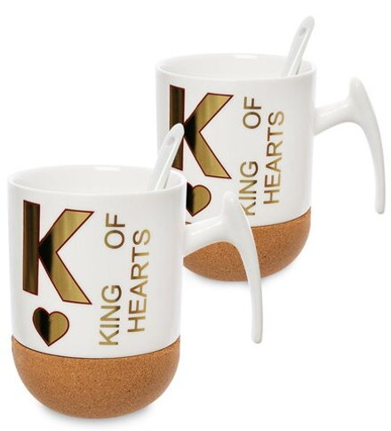 MUG-236/4 Н-р из 2-х кружек в подарочной коробке «Королева сердец»