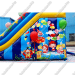 Надувной батут-горка "Подарок" 8*4*6 м