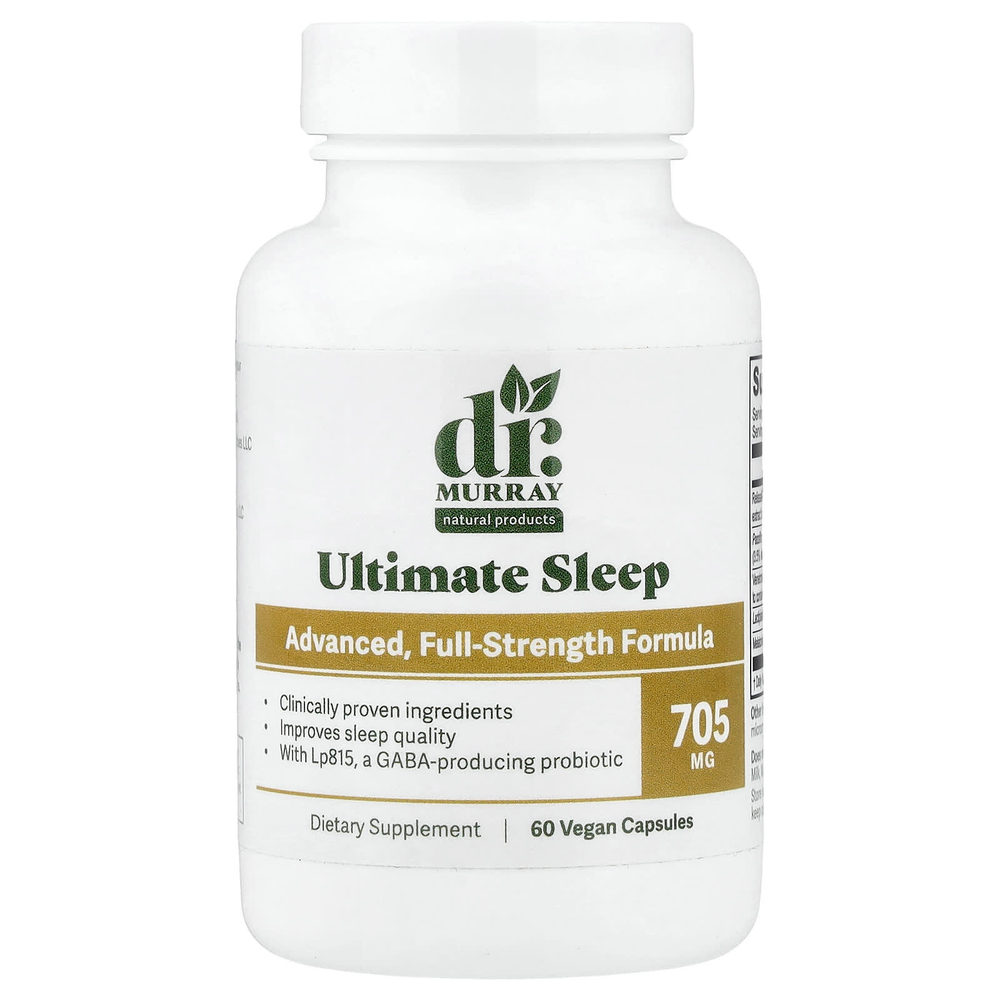 Dr. Murray's, Ultimate Sleep, 60 веганских капсул