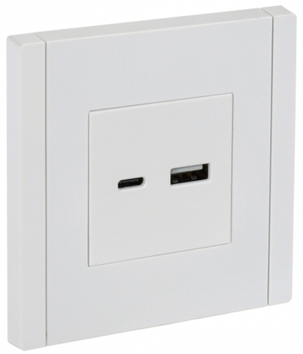 IEK FORTE&PIANO Белый Розетка USB A+C 18Вт FP251