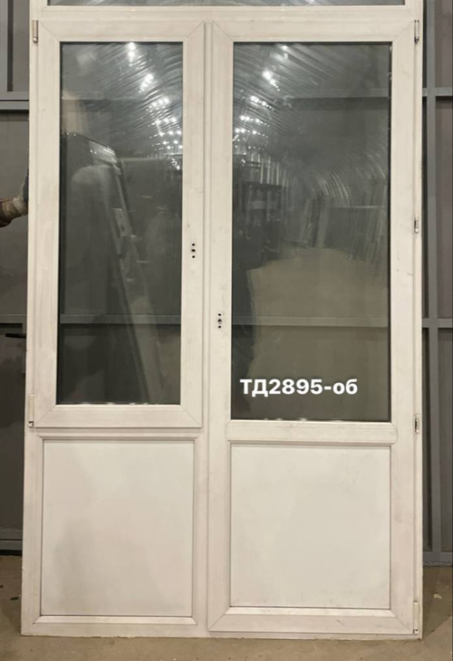 Дверь Пластиковая Б/У 224(в) х 141(ш) (Балконный блок)