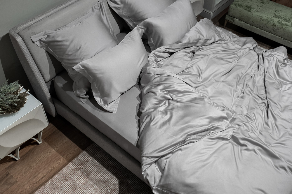 Пододеяльник 200x220 Garda Decor Сопрано серый