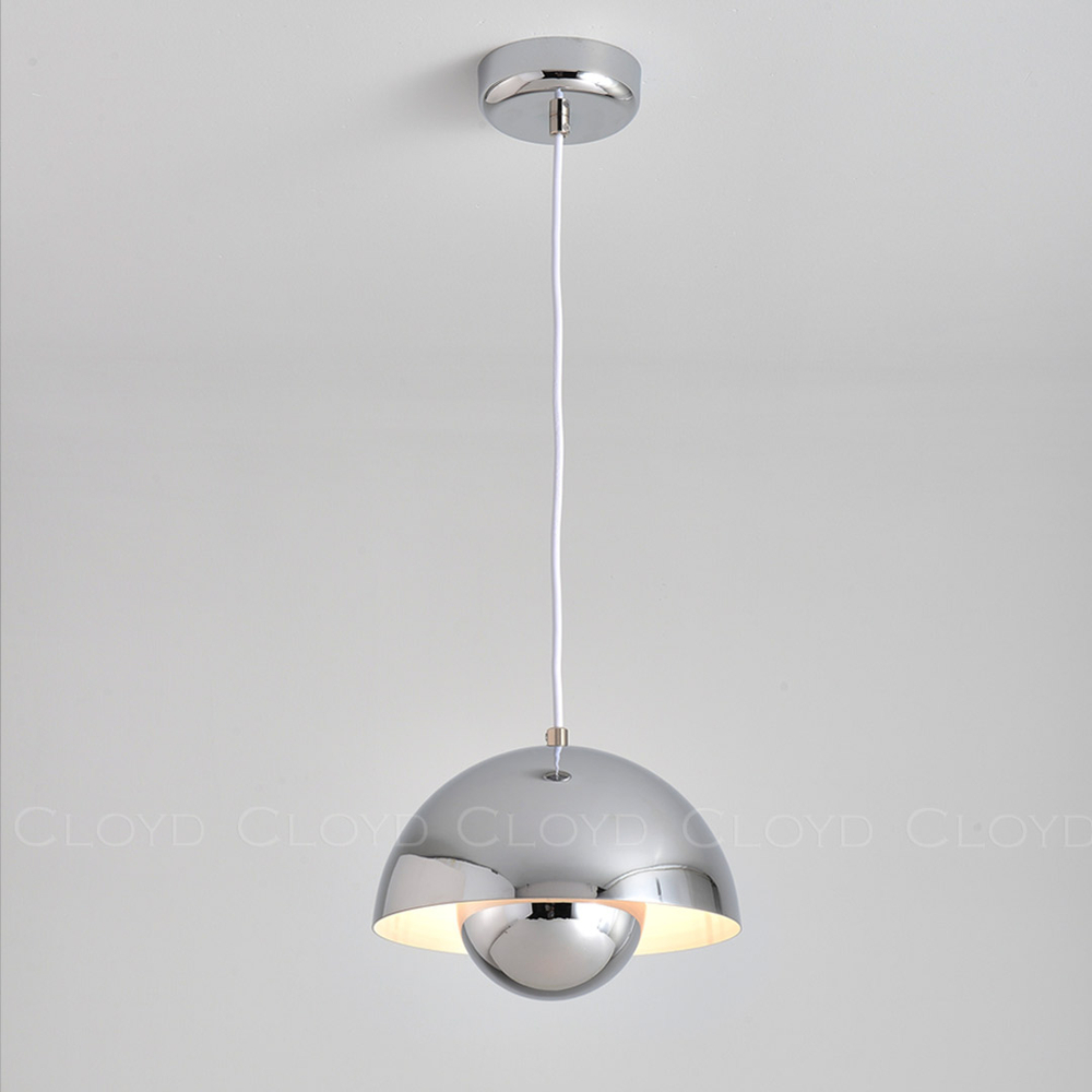 Подвесной светильник Cloyd ERMA-B P1 / Ø23 см - хром (арт.11397)