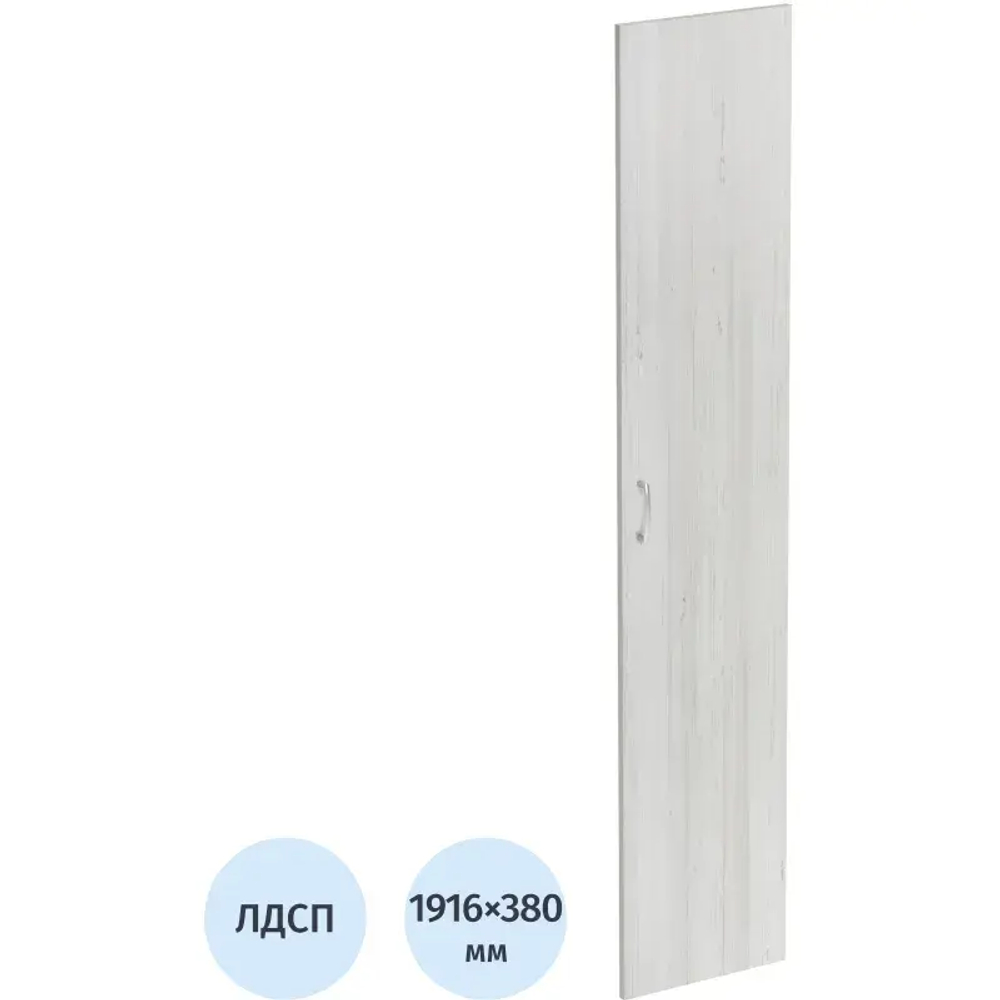 Дверь Easy St ЛДСП (1шт.) 908857 сосна винтер/серый В1910