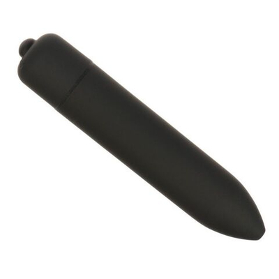 Черная гладкая вибропуля «Оки-Чпоки» - 9 см. (Цвет: черный)