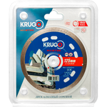 Диск алмазный сплошной ультратонкий по керамике KRUGO MASTER 125х1,1х22,23х8mm, 81011250227
