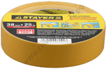 STAYER 38 мм, 25 м, на тканевой основе, Двухсторонняя клейкая лента, PROFESSIONAL (1217-38-25)
