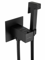 Гигиенический душ с термостатом WONZON & WOGHAND WW-88829910-MB черный матовый