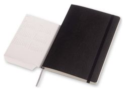 Еженедельник Moleskine Academic Weekly XLarge 190х250мм 18мес 208стр мягкая обложка черный (DSB18WN4)