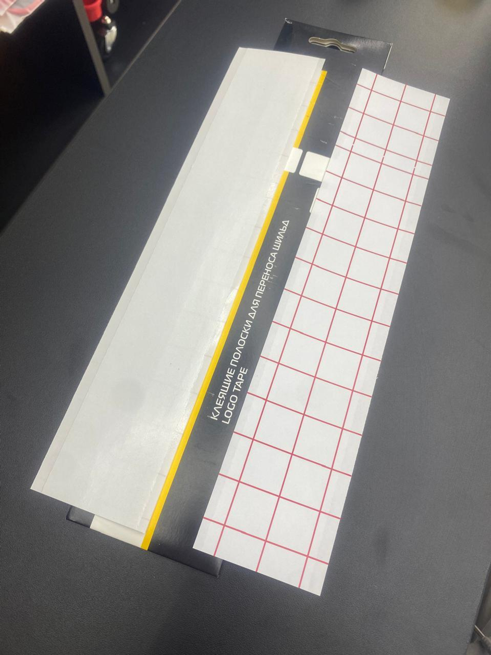 JETA PRO Клеящая полоска для переноса шильд Logo Tape Clear  50 мм*300мм