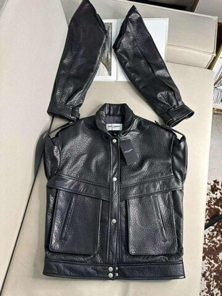 Кожаная куртка Yves Saint Laurent