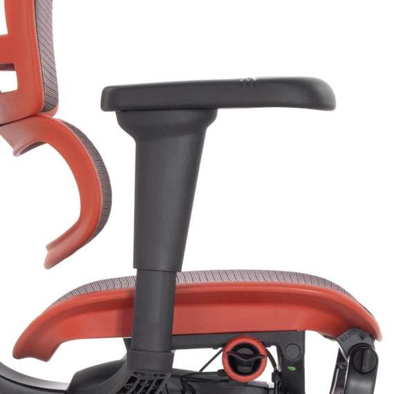 Кресло FALTO Ergohuman Ultra X9 GAMING с подножкой ( чёрный/ КРАСНЫЙ каркас /сетка Equator Red )