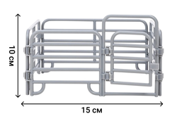 Игровой набор Masai Mara серия Мир домашних животных. На ферме: фермер, 2 овцы, загон, сено
