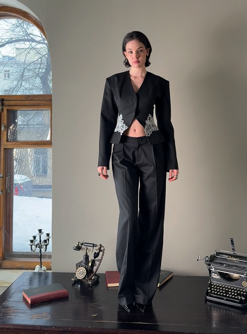 Брюки классические, Черный