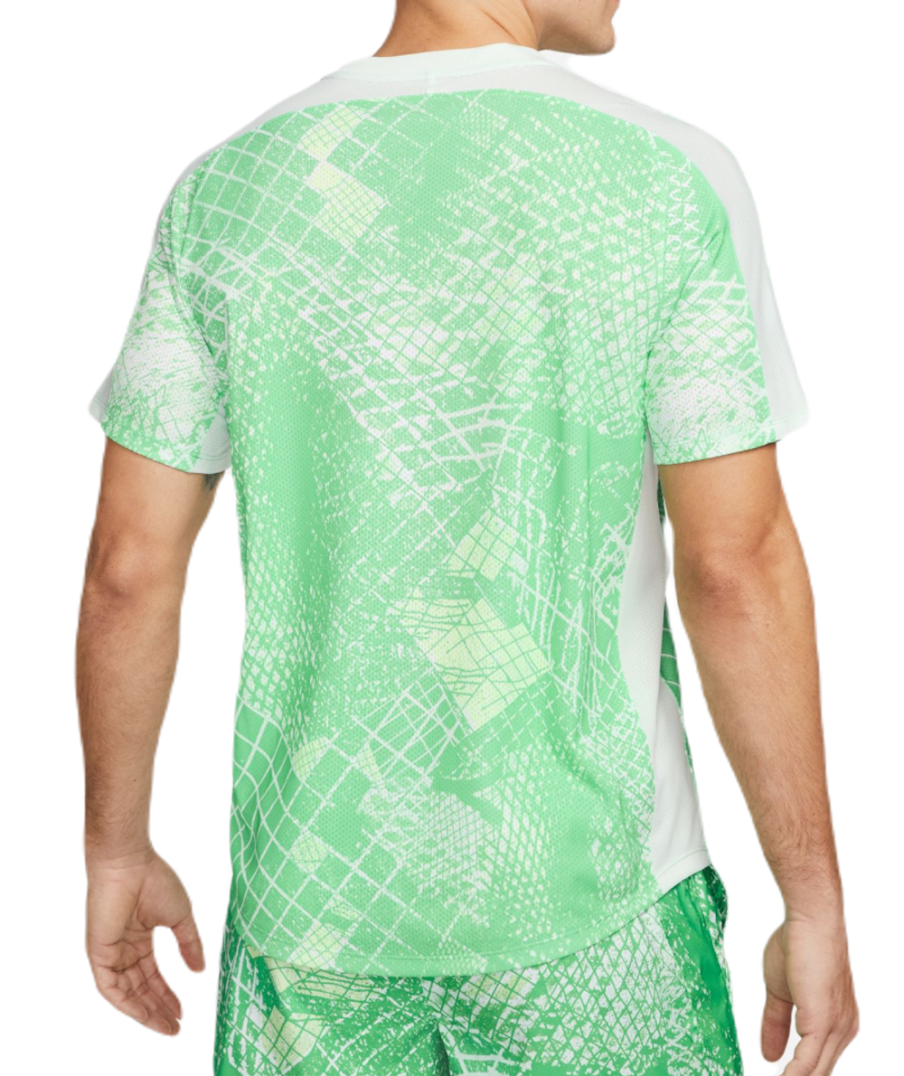 Мужская теннисная футболка Nike Court Dri-Fit Victory Novelty Top - spring green/barely green/white