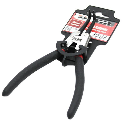 Ключ съемник стопорных колец /разжим/ изогнутый (RedMark)