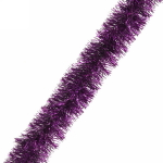Мишура 2 м 9 см «Матовые искры», Фиолетовый