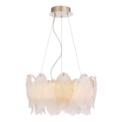 Светильник светодиодный, золотистый, прозрачный / янтарный, LIGHTSOME, LED, 30