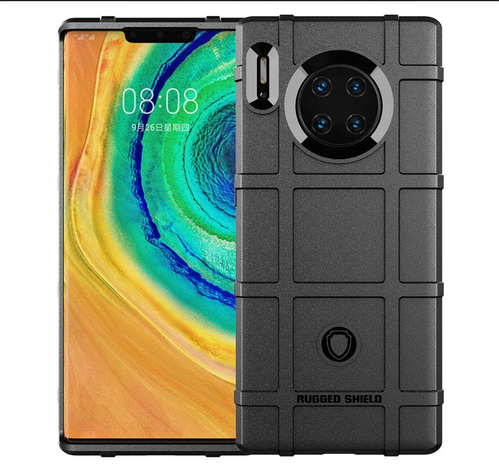 Купить чехол на Huawei Mate 30 Pro (Mate 30 RS) черного цвета, серии Armor  от бренда caseport. Армейская защита смартфона, быстрая доставка!