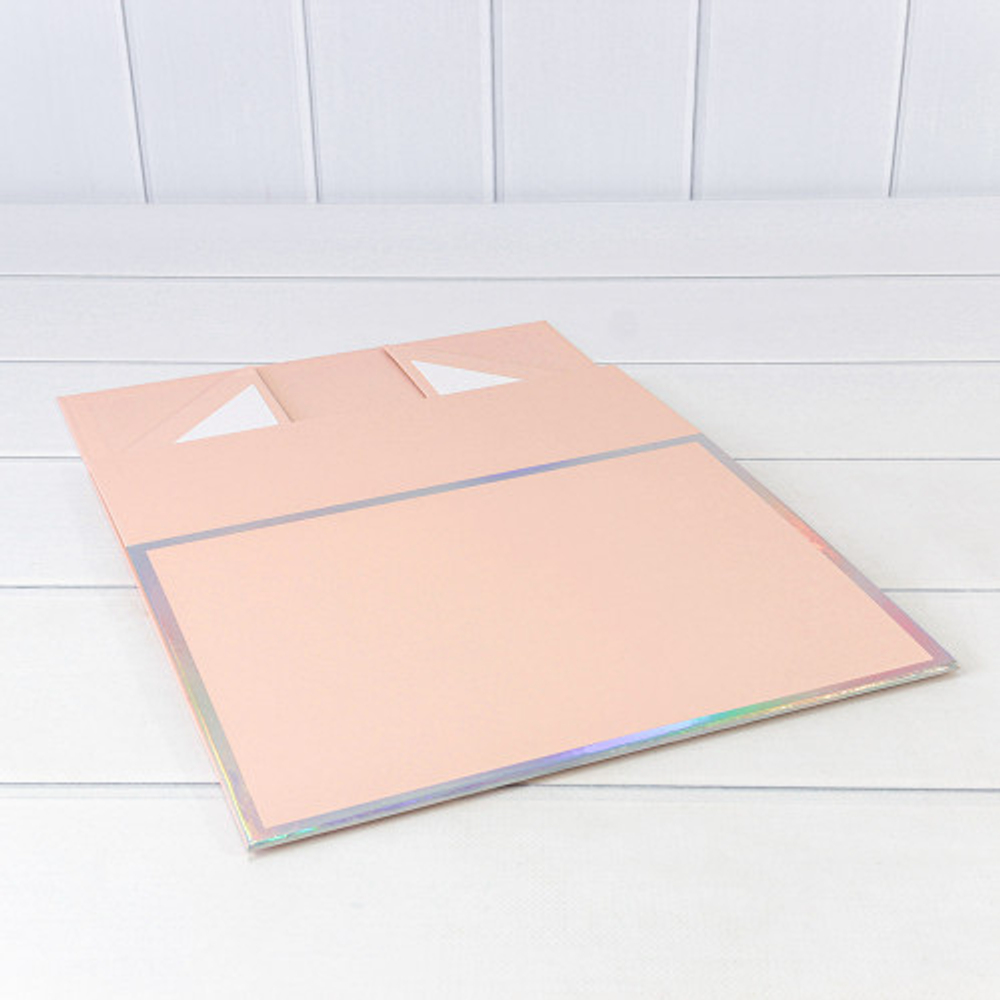 Коробка сборная 30.6х23х11 см на магнитах (Персиковый)