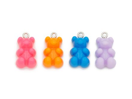 Подвеска  "Мармеладный Мишка",  21,5мм