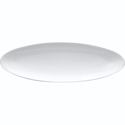 Белая фарфоровая селедочница «Кунстверк» (30х10 см) (Цвет: белый)