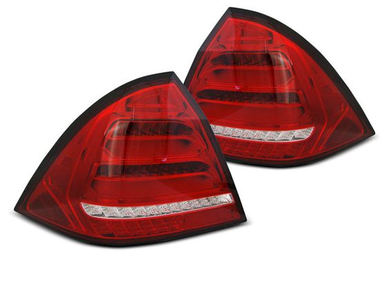 Фонари задние LED BAR RED WHITE SEQ для MERCEDES W203 SEDAN 00-04