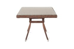 "Айриш" стол плетеный из искусственного ротанга, цвет коричневый