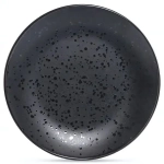 Тарелка обеденная DROPS черный 24.8см DMD161