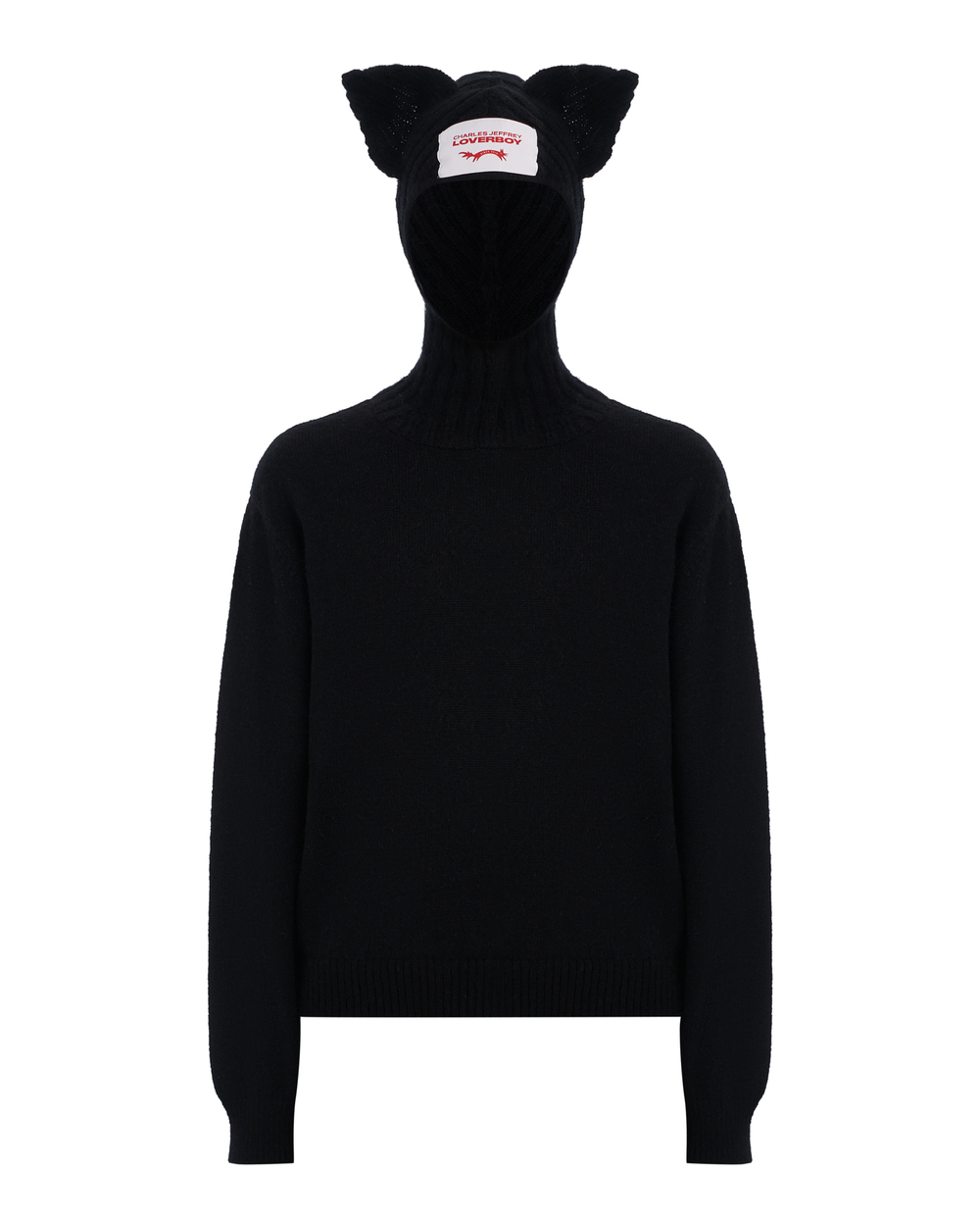 CHARLES JEFFREY LOVERBOY ДЖЕМПЕР ЧЕРНЫЙ EARS BALACLAVA