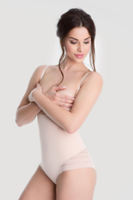 Корректирующее боди без лифа (Размер: XS) (Цвет: черный)