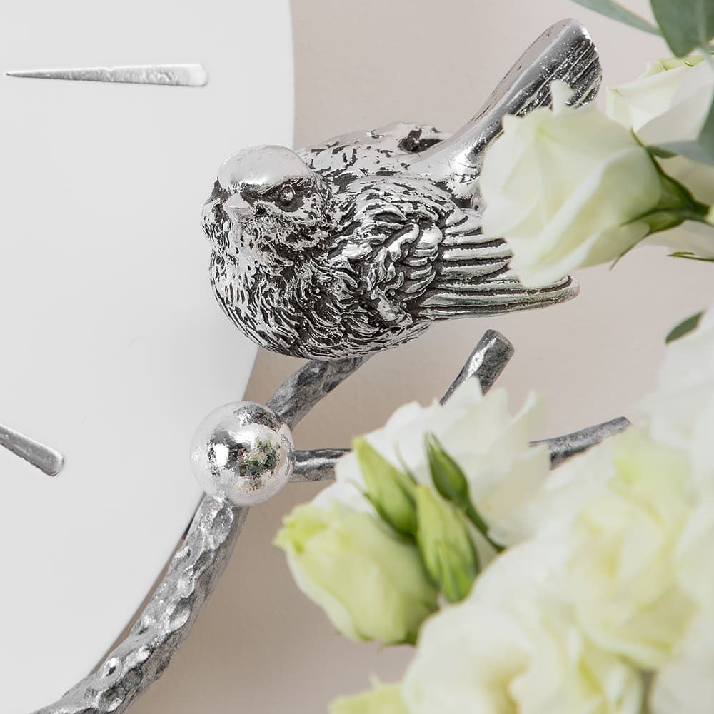 Часы настенные Терра Серебро