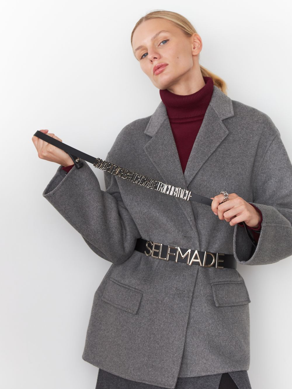 ТОНКИЙ РЕМЕНЬ НА КОБУРНЫХ КНОПКАХ SRB BLACK