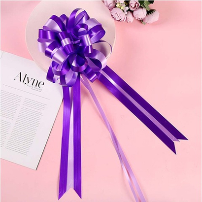 Набор подарочных бантов из 10шт (фиолетовый)