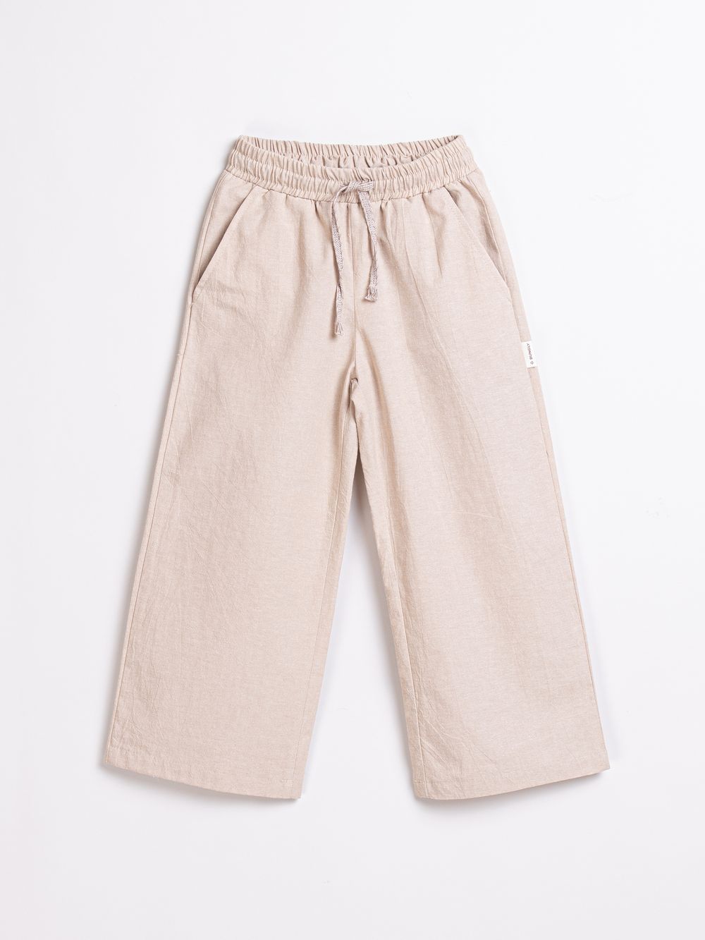 Брюки палаццо хлопковые "Песок"