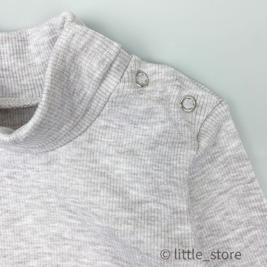 Боди-водолазка Бежевый меланж