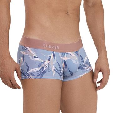 Мужские трусы хипсы голубые с принтом Clever Moda ARCANE LATIN BOXER 113412