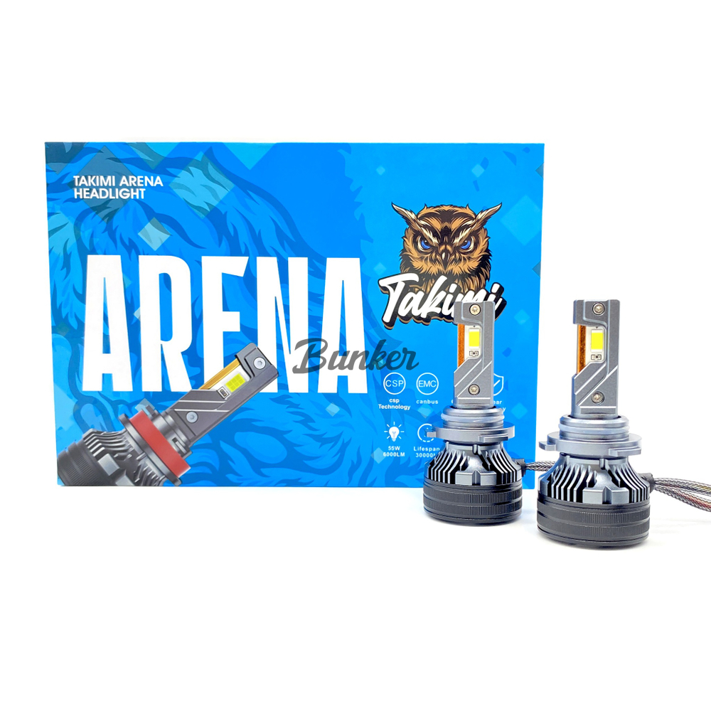 Светодиодные автомобильные LED лампы TaKiMi Arena HB4 (9006) 6000K 12V