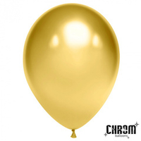Шар 12" хром Золото, (Зеркальные шары) / Gold  К