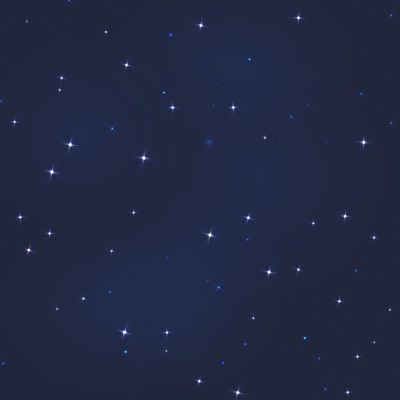 Ночное небо со звездами.