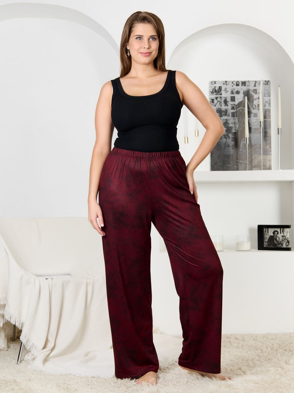 Брюки Ная Виотекс БОРДОВЫЙ
