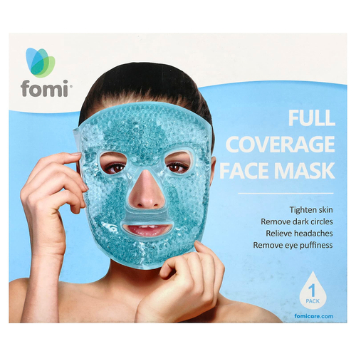 FOMI, Cold Therapy, маска для лица с полным покрытием, многоразовая, 1 шт.