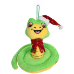 Мягкая игрушка «Змейка» В колпачке» 16 см, микс