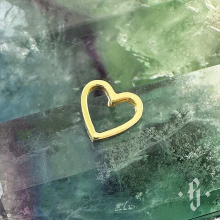 Накрутка "Heart Contour" - Желтое золото